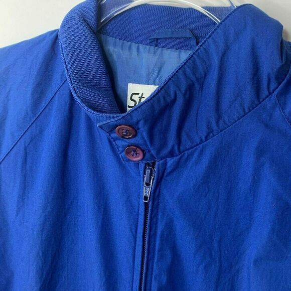Staff by Wilson Mens‎ Golf Jacket Full Zip Windbreaker Lightweight Blue Large - Picture 4 of 6